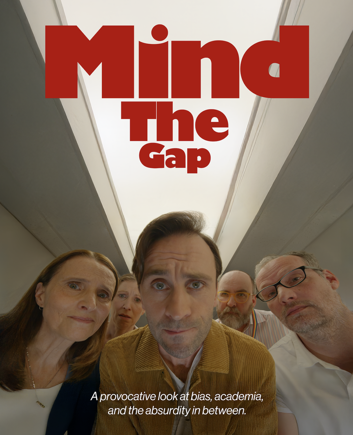Mind the Gap Poster: A provocative look at bias, academia and the absurdity in between